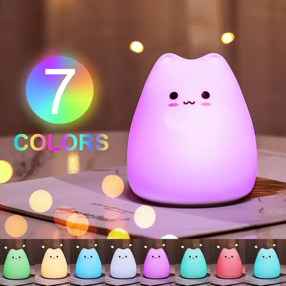 Mini Kawaii Cat Lamp