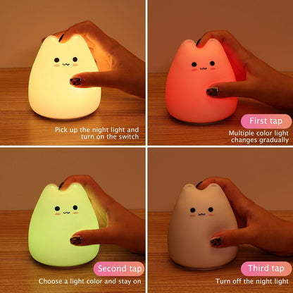 Mini Kawaii Cat Lamp